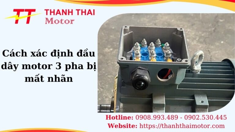 Thumb cách xác định đầu dây motor 3 pha bị mất nhãn