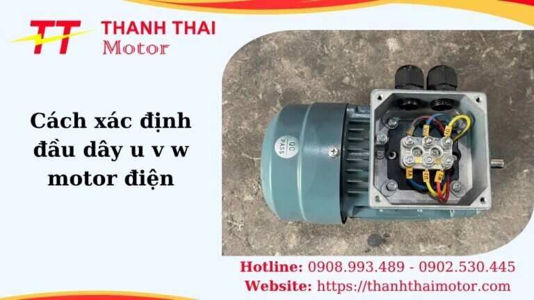 Thumb cách xác định đầu dây u v w motor điện