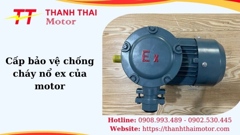 Thumb cấp bảo vệ chống cháy nổ EX của motor