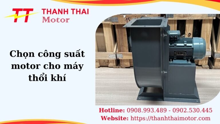 Thumb chọn công suất motor cho máy thổi khí