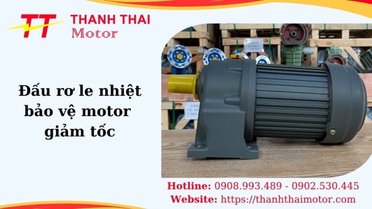 Thumb đấu rơ le nhiệt bảo vệ motor giảm tốc