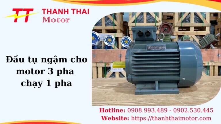 Thumb đấu tụ ngậm cho motor 3 pha chạy 1 pha