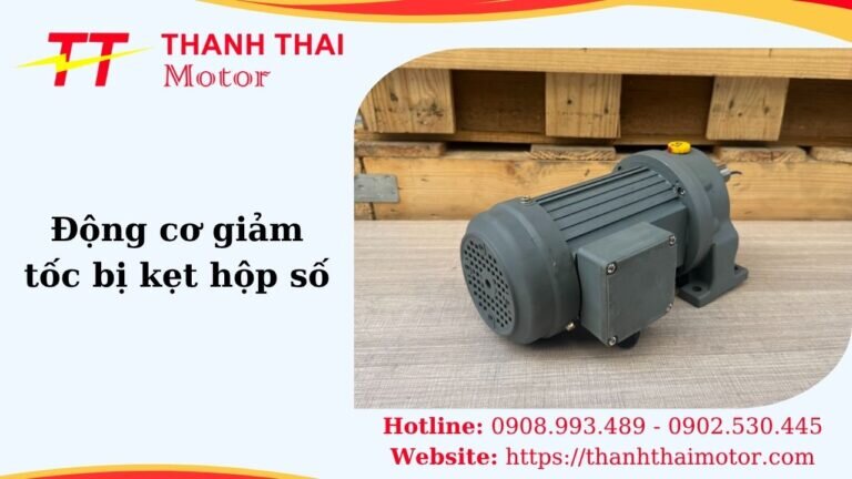 Hình thumb động cơ giảm tốc bị kẹt hộp số