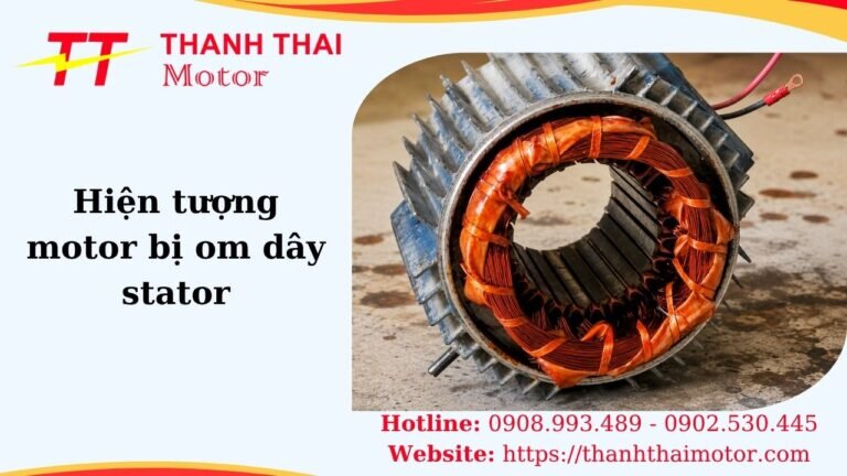 Hình thumb hiện tượng motor bị om dây stator