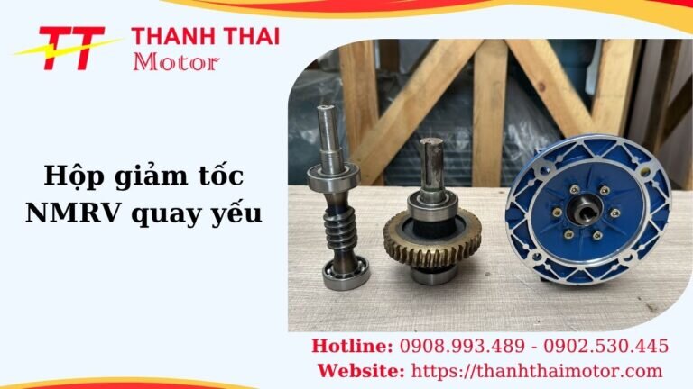 Thumb hộp giảm tốc NMRV quay yếu