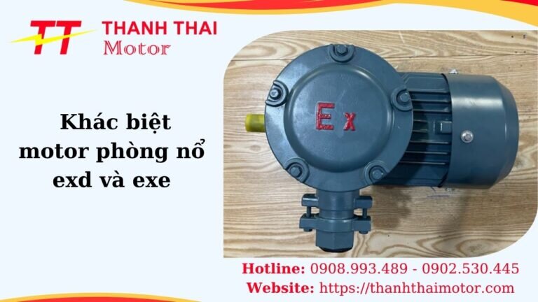 Thumb khác biệt motor phòng nổ EXD và EXE