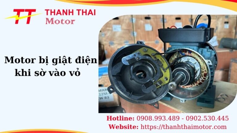 Thumb motor bị giật điện khi sờ vào vỏ