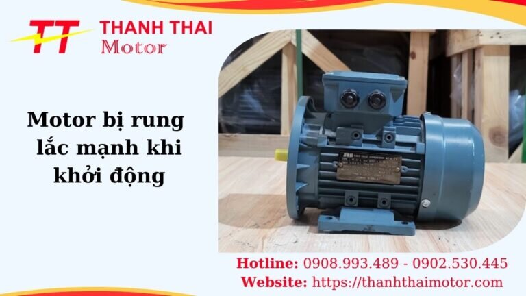 Hình thumb motor bị rung lắc mạnh khi khởi động