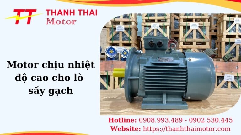 Thumb motor chịu nhiệt độ cao cho lò sấy gạch