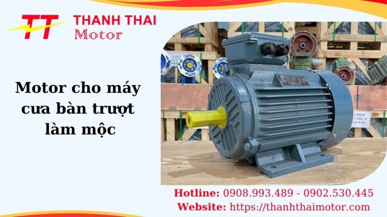 Thumb motor cho máy cưa bàn trượt làm mộc