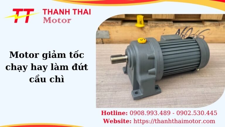 Hình thumb motor giảm tốc chạy hay làm đứt cầu chì