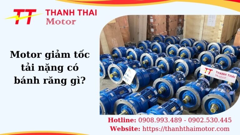 Thumb motor giảm tốc tải nặng có bánh răng gì