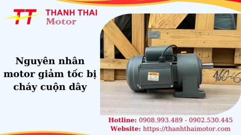 Hình thumb nguyên nhân motor giảm tốc bị cháy cuộn dây