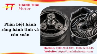 Hình thumb Phân biệt bánh răng hành tinh và côn xoắn