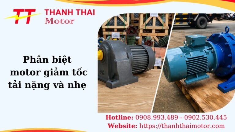 Hình thumb phân biệt motor giảm tốc tải nặng và nhẹ