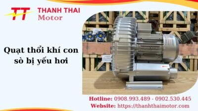 Thumb quạt thổi khí con sò bị yếu hơi