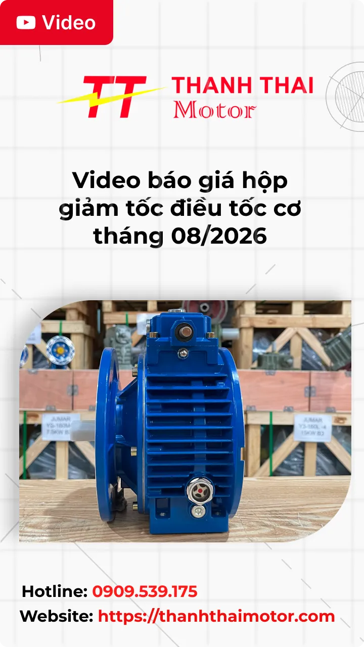 Thumb Video báo giá hộp giảm tốc điều tốc cơ tháng 08/2026