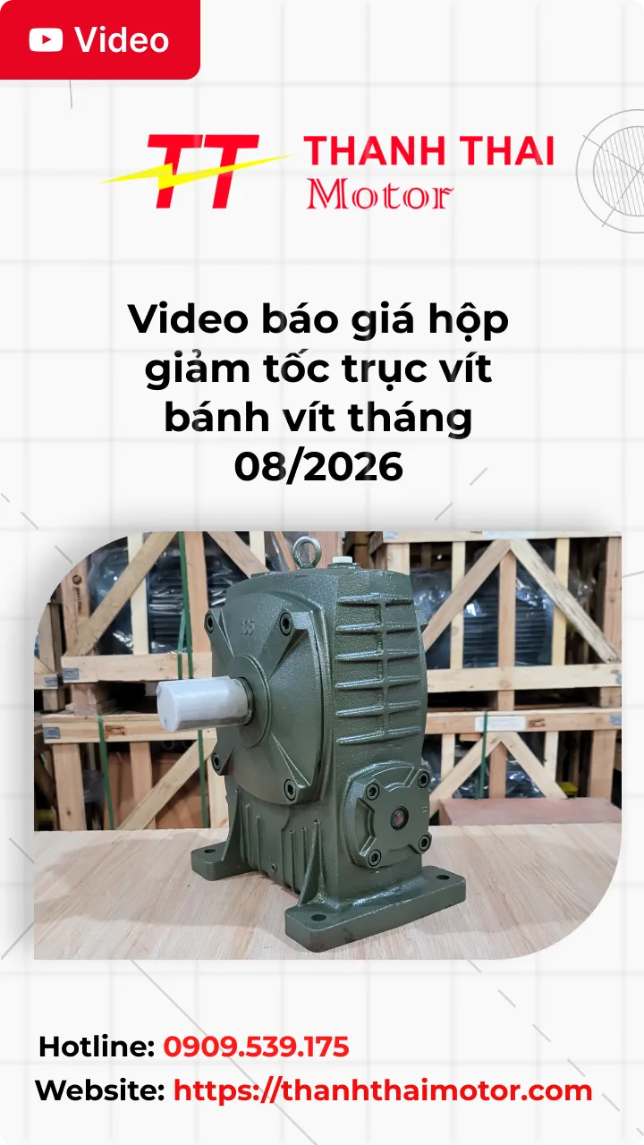 Thumb Video báo giá hộp giảm tốc trục vít bánh vít tháng 08/2026