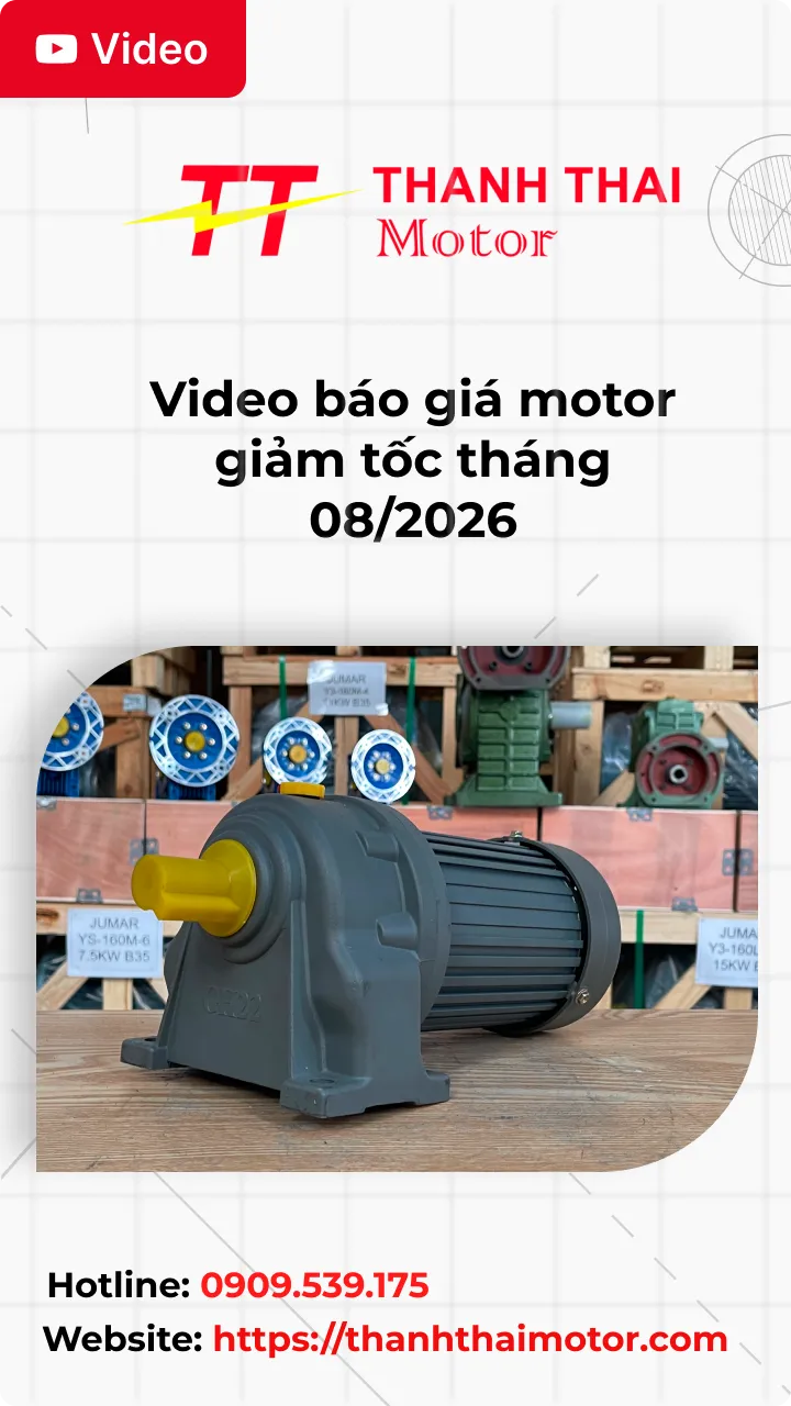 Thumb video báo giá motor giảm tốc tháng 08/2026
