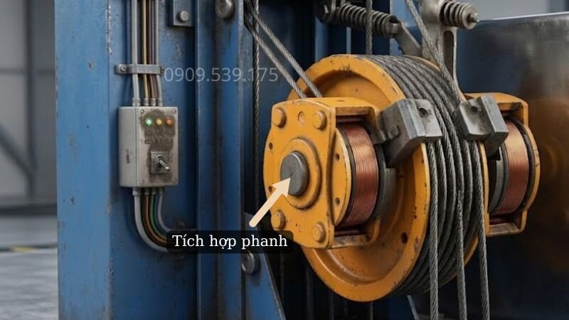 Tích hợp phanh từ chống trượt