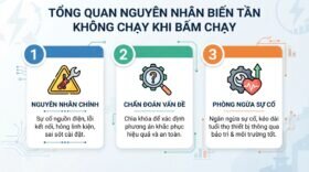 Tổng quan nguyên nhân biến tần không chạy khi bấm chạy.
