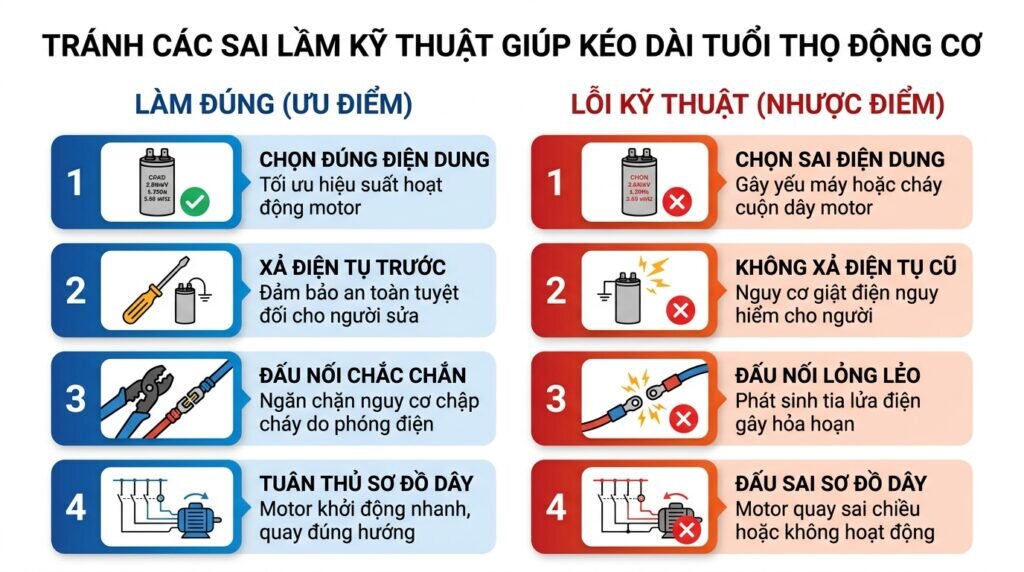 Tránh các sai lầm kỹ thuật giúp kéo dài tuổi thọ động cơ.