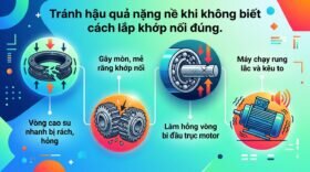 Tránh hậu quả nặng nề khi không biết cách lắp khớp nối đúng.