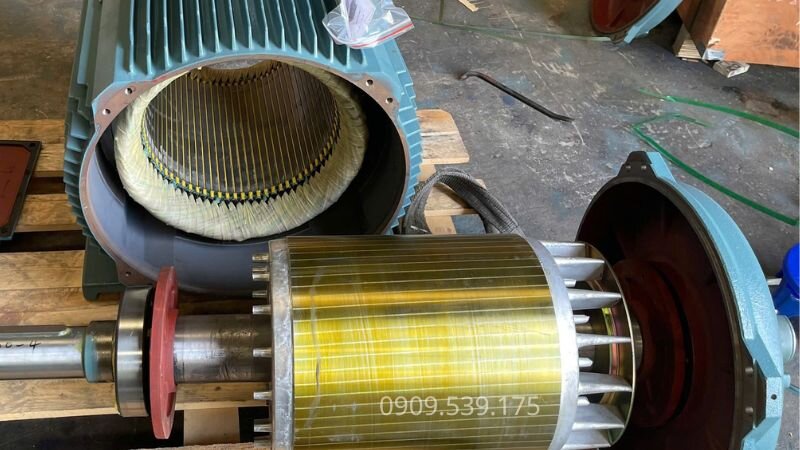 Ứng dụng motor ruột đai trong công nghiệp