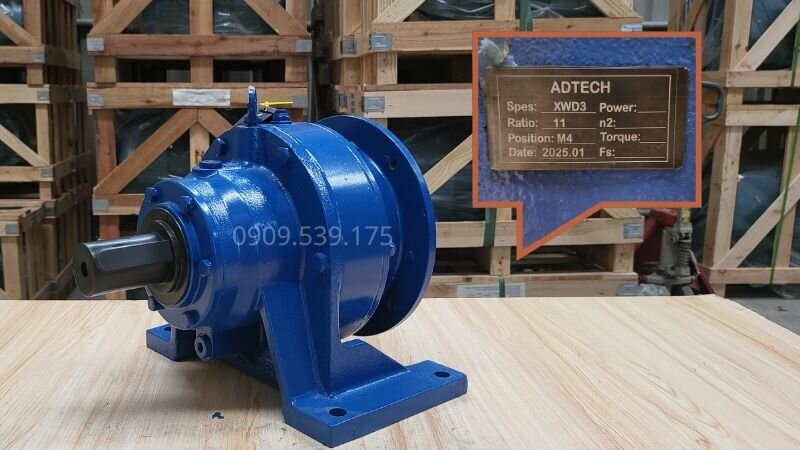 Hộp giảm tốc hoạt động bền bỉ tại Thành Thái Motor.