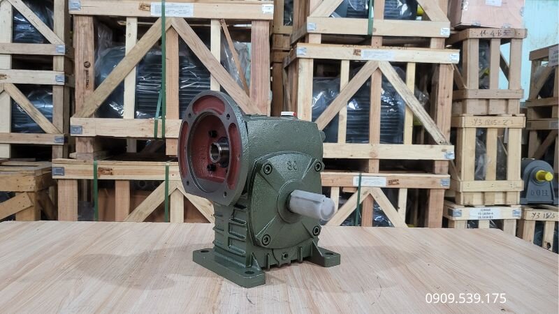 Kiểm tra mức dầu và loại dầu để hạn chế ma sát, quá nhiệt cho hộp giảm tốc WP
