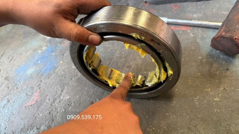 Kiểm tra, vệ sinh và bôi trơn bạc đạn motor