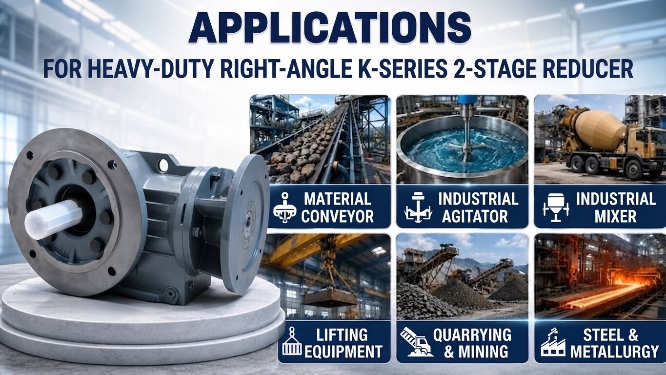 Applications of K-Series Helical Bevel Gearbox 2-Stage.
