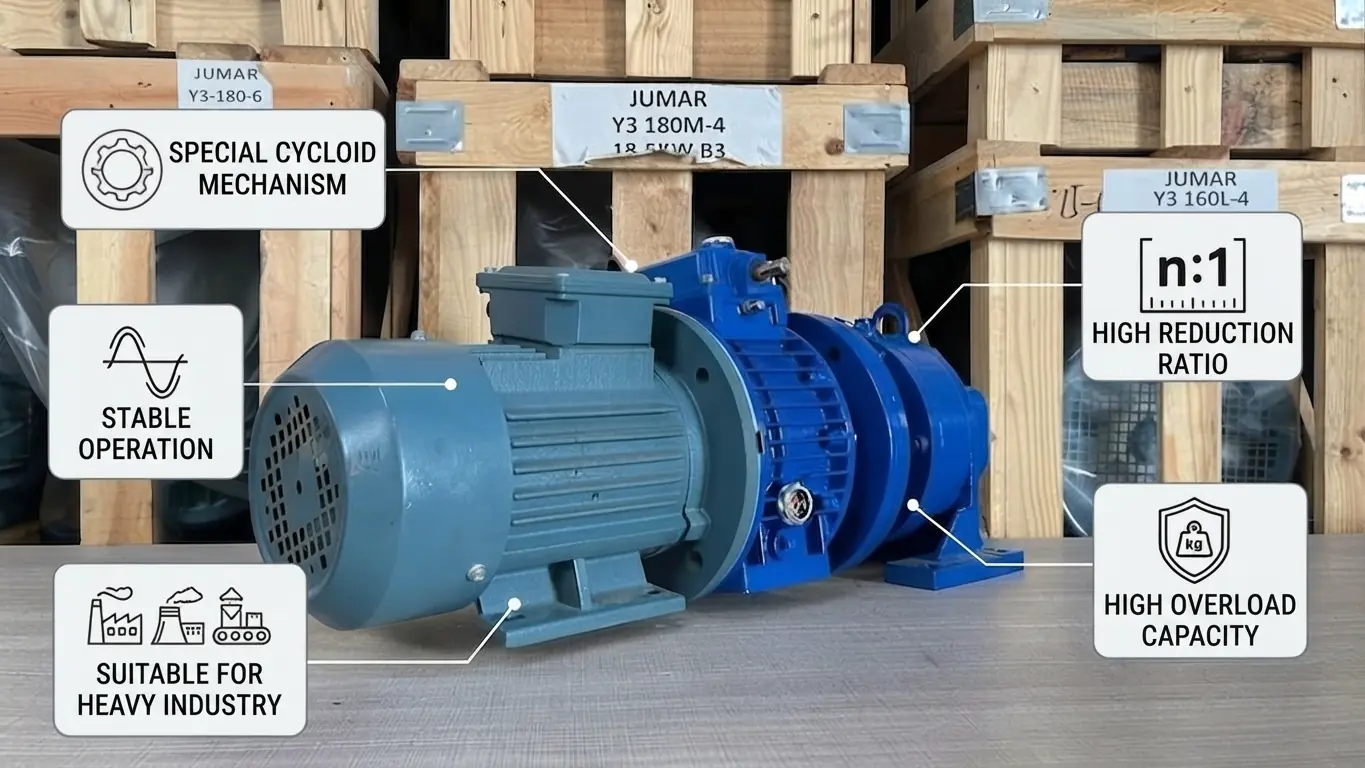 Characteristics of 3-Phase Cycloid Gear Motor