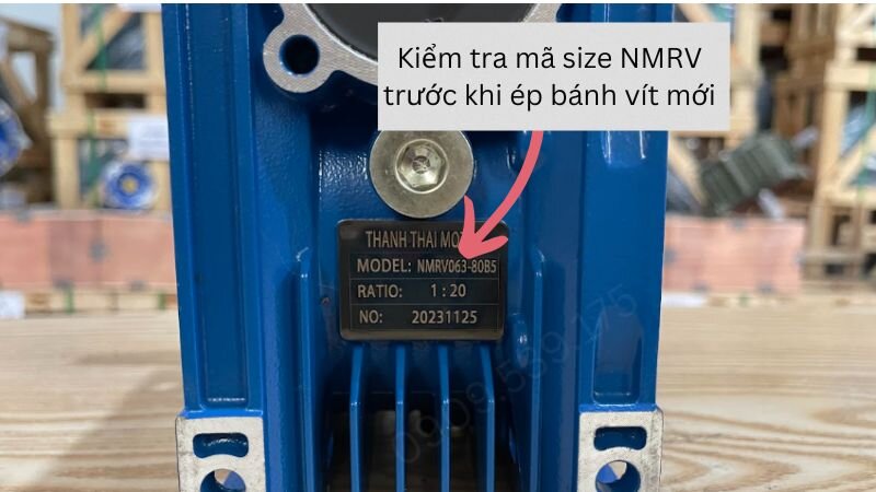 Chọn đúng size bánh vít NMRV giúp hộp số chạy êm hơn