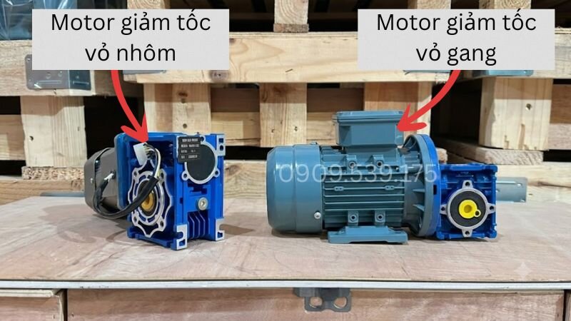 Chọn motor giảm tốc theo công suất, rung động và điều kiện vận hành