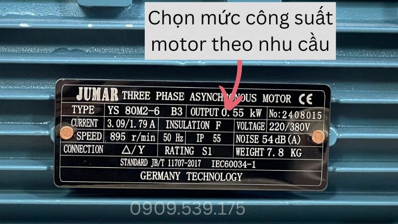 Công suất motor chuẩn giúp máy nhào bột kéo khỏe và không bị kẹt tải