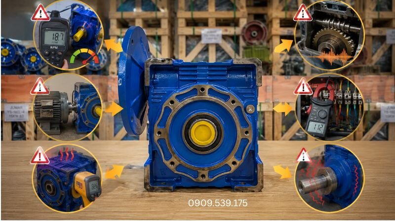 Nhận biết những biểu hiện bất thường để kiểm tra tải và xử lý trước khi thiết bị hư hỏng
