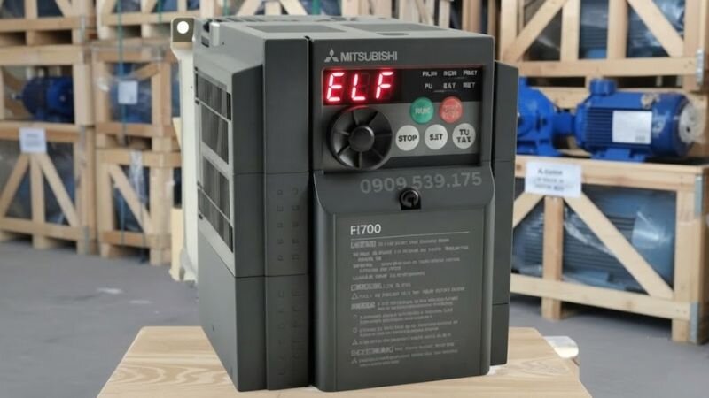 Kiểm tra nối đất và đường truyền tín hiệu khi biến tần báo lỗi ELF