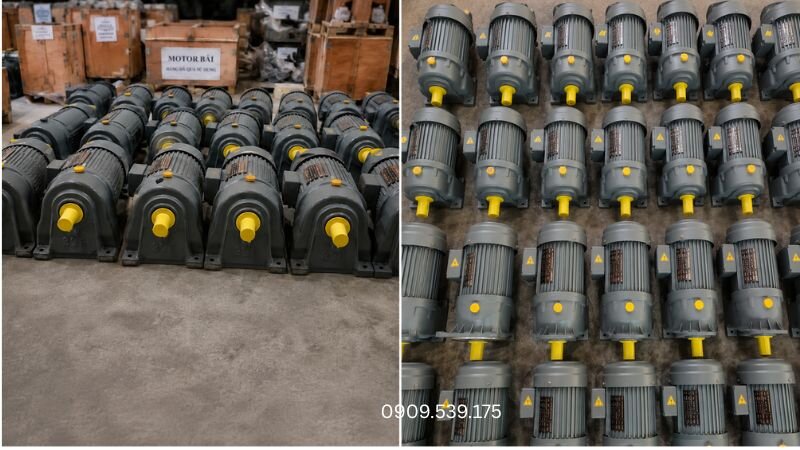 Kiểm tra trục và các chi tiết cơ khí của motor giảm tốc