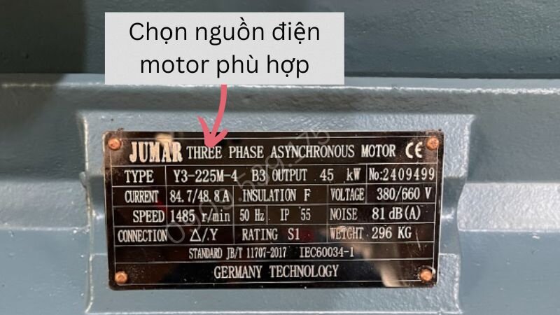 Motor 3 pha chịu tải tốt hơn cho máy nhào bột công suất lớn