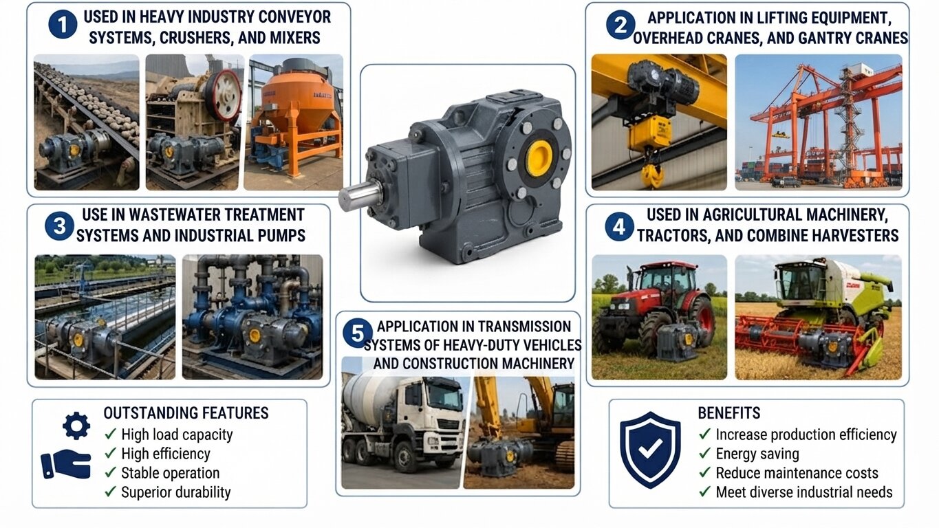 S-Series Helical Worm Gearbox Applications