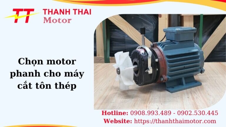Hình thumb chọn motor phanh cho máy cắt tôn thép