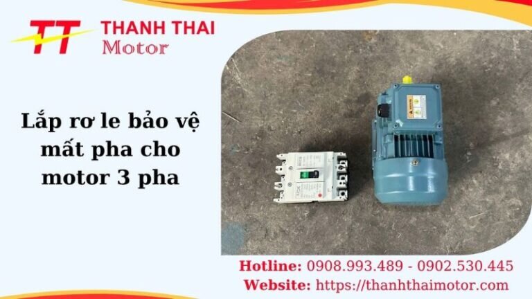 Thumb lắp rơ le bảo vệ mất pha cho motor 3 pha