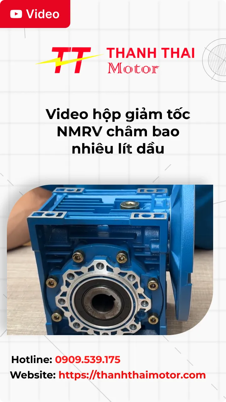 Thumb video hộp giảm tốc NMRV châm bao nhiêu lít dầu