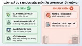 Ưu nhược điểm làm rõ biến tần sumry có tốt không.