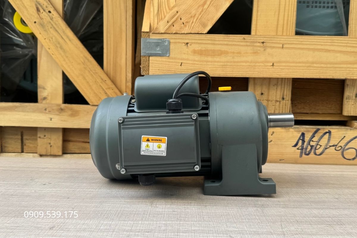 Motor giảm tốc 1 pha trục vít cốt ngang cho tốc độ thấp và lực kéo lớn