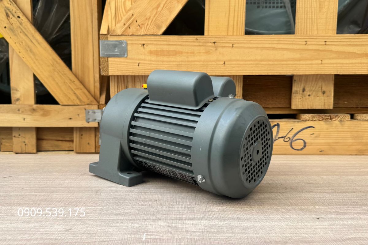 Motor giảm tốc GH trục thẳng 1 pha 220V dùng cho băng tải