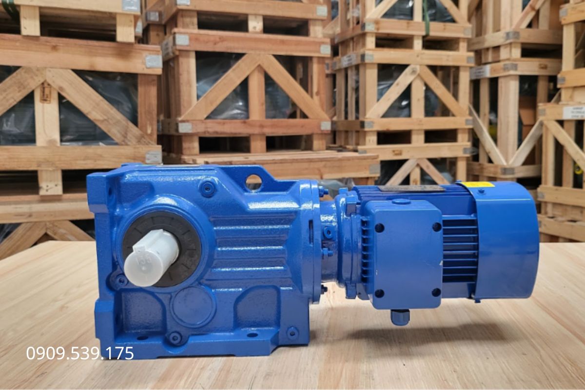 Motor giảm tốc tải nặng trục vuông góc K