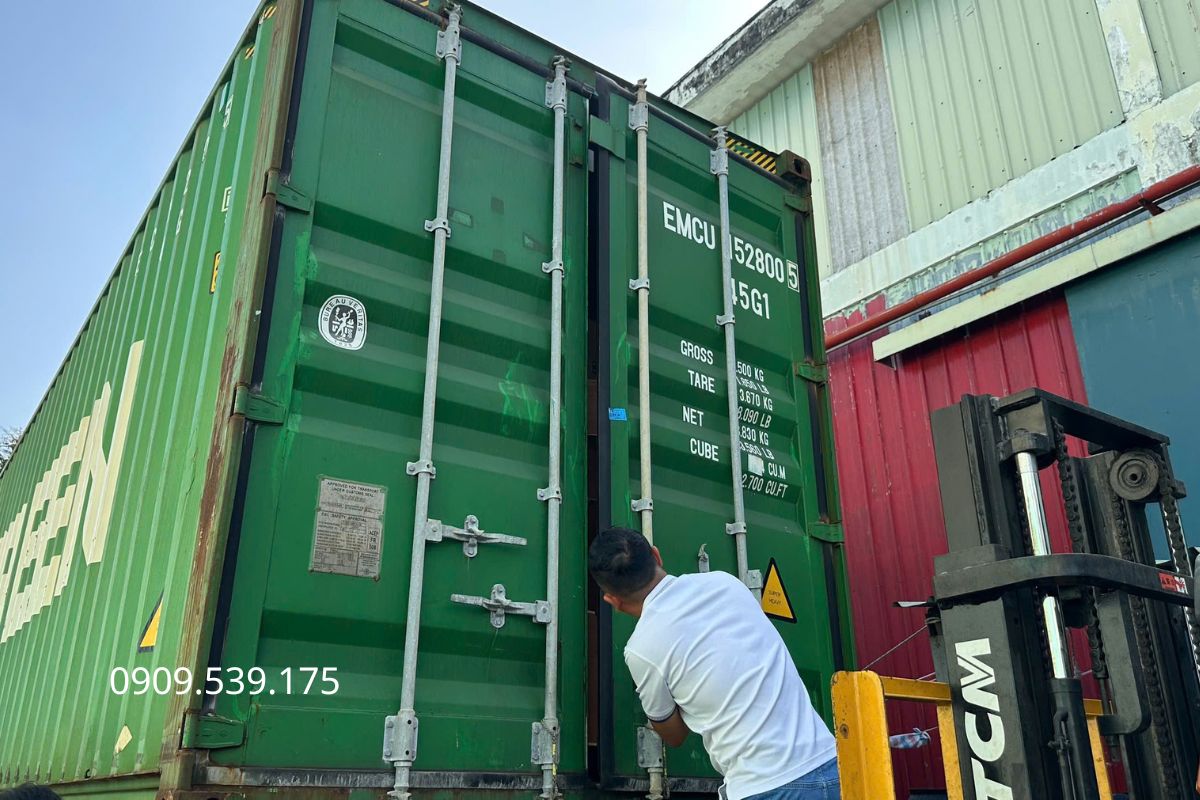 Container motor giảm tốc về kho Thành Thái Motor 