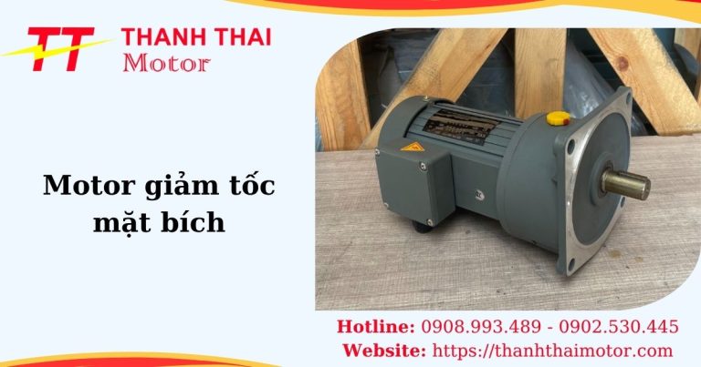 Hình thumb motor giảm tốc mặt bích